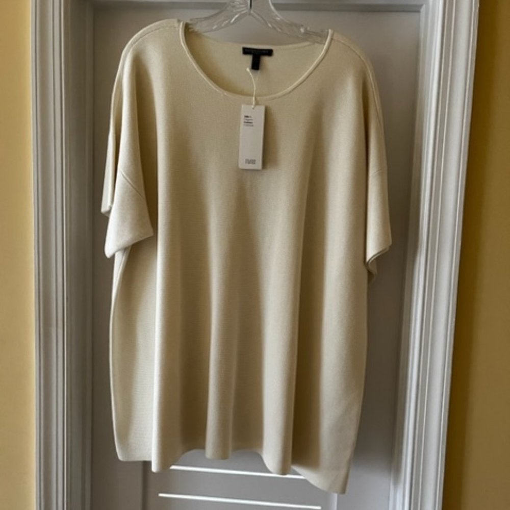 Eileen Fisher boxy knit top